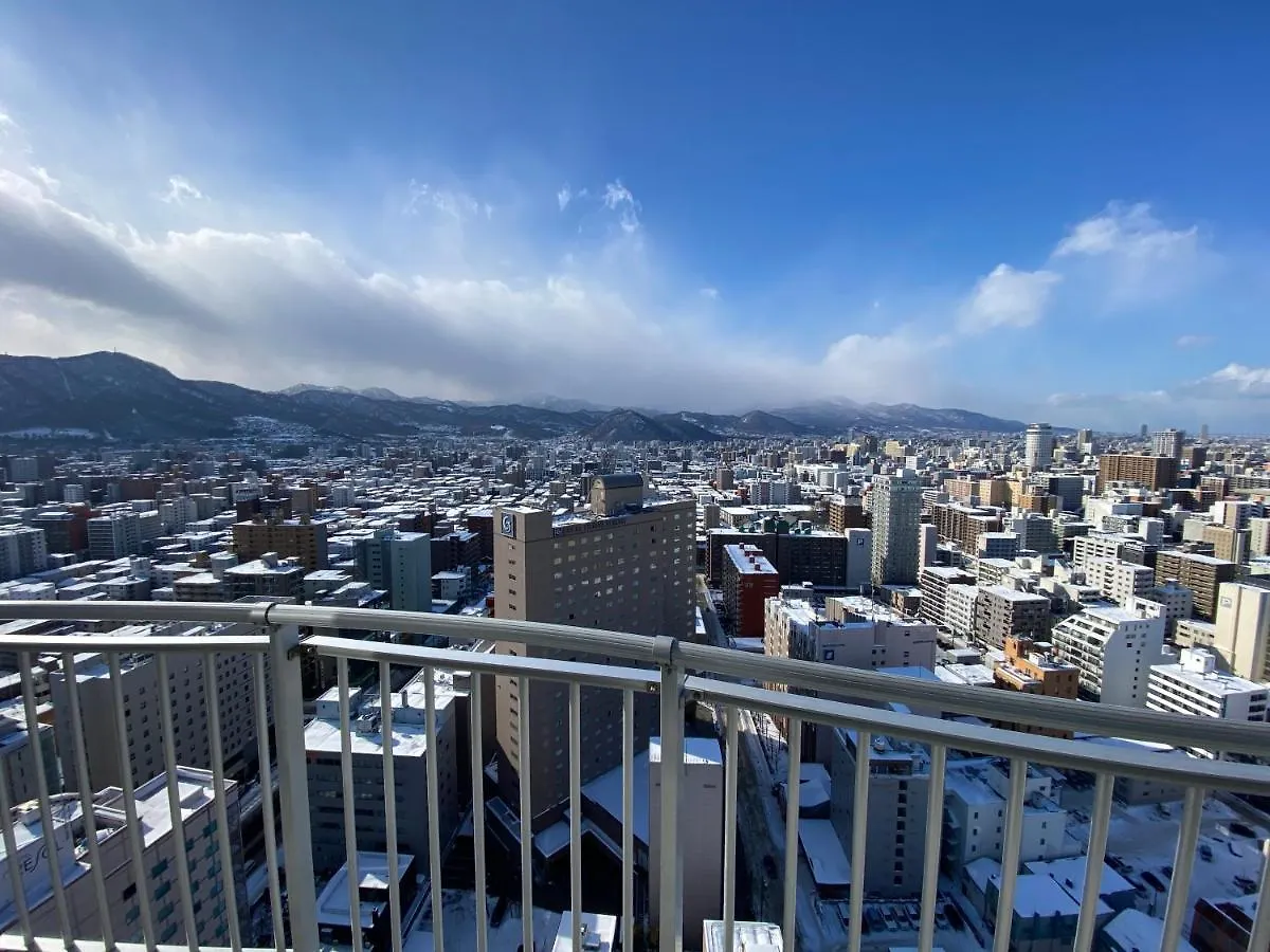 Nakajima Park Stay Ams Tower 32F Panoramic View Of Sapporo City Japan