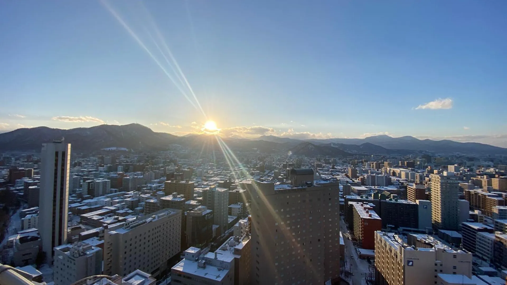 Nakajima Park Stay Ams Tower 32F Panoramic View Of Sapporo City Japan